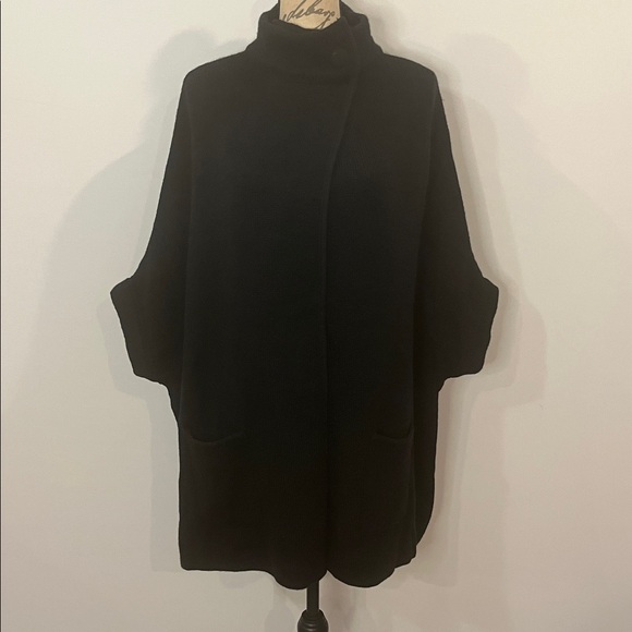 NWT LC Lauren Conrad Middleton Riding sweater cape poncho oversized one size - Picture 1 of 7